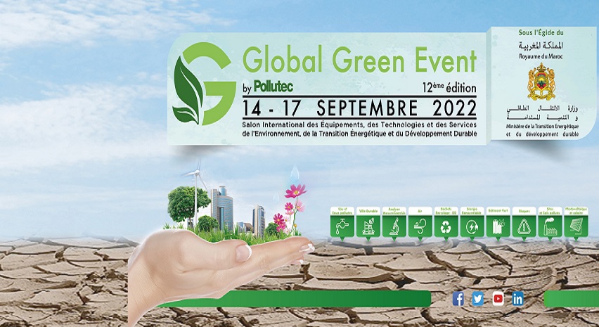 12ème édition du salon GLOBAL GREEN EVENT By POLLUTEC (Casablanca 14-17 septembre