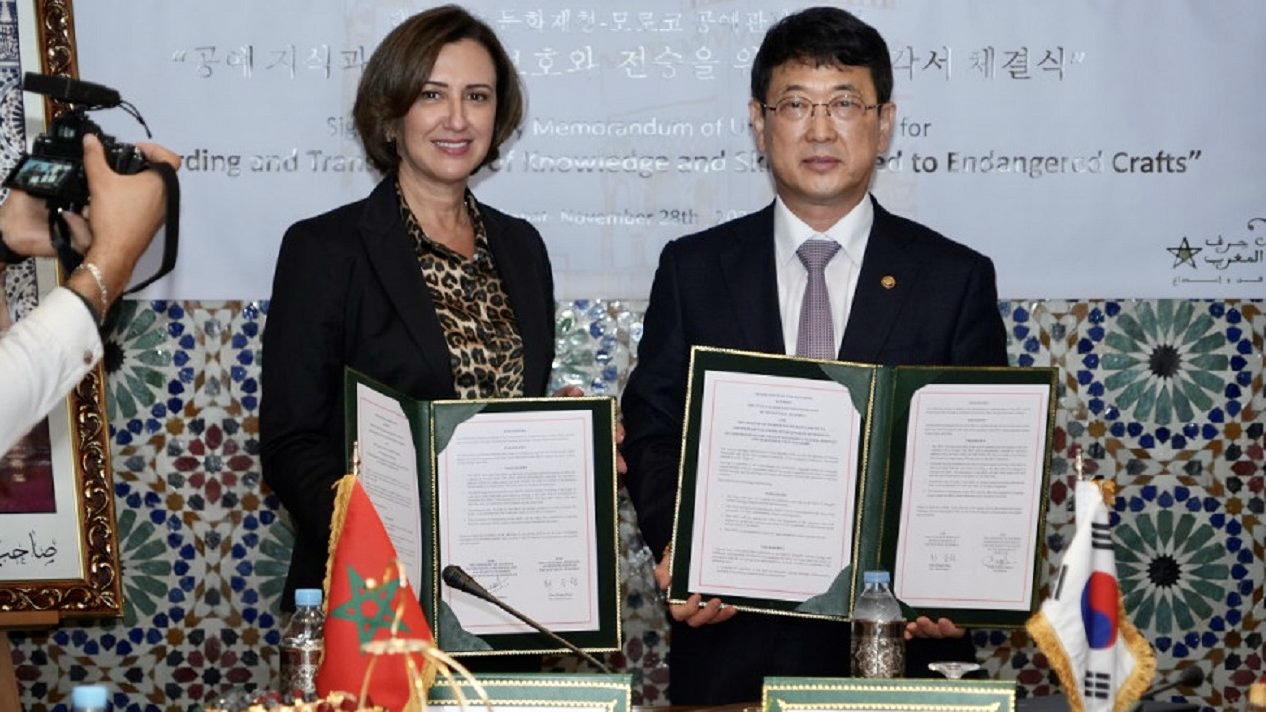 Nouvelle étape dans la coopération maroco-coréenne dans le domaine de l’artisanat