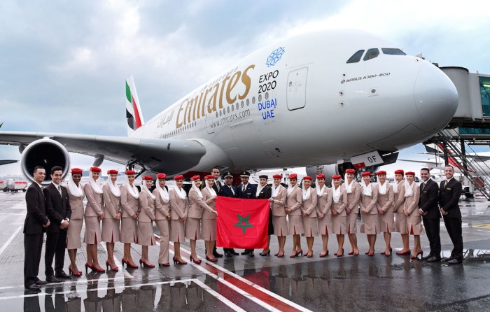 Emirates recrute du personnel de cabine au Maroc