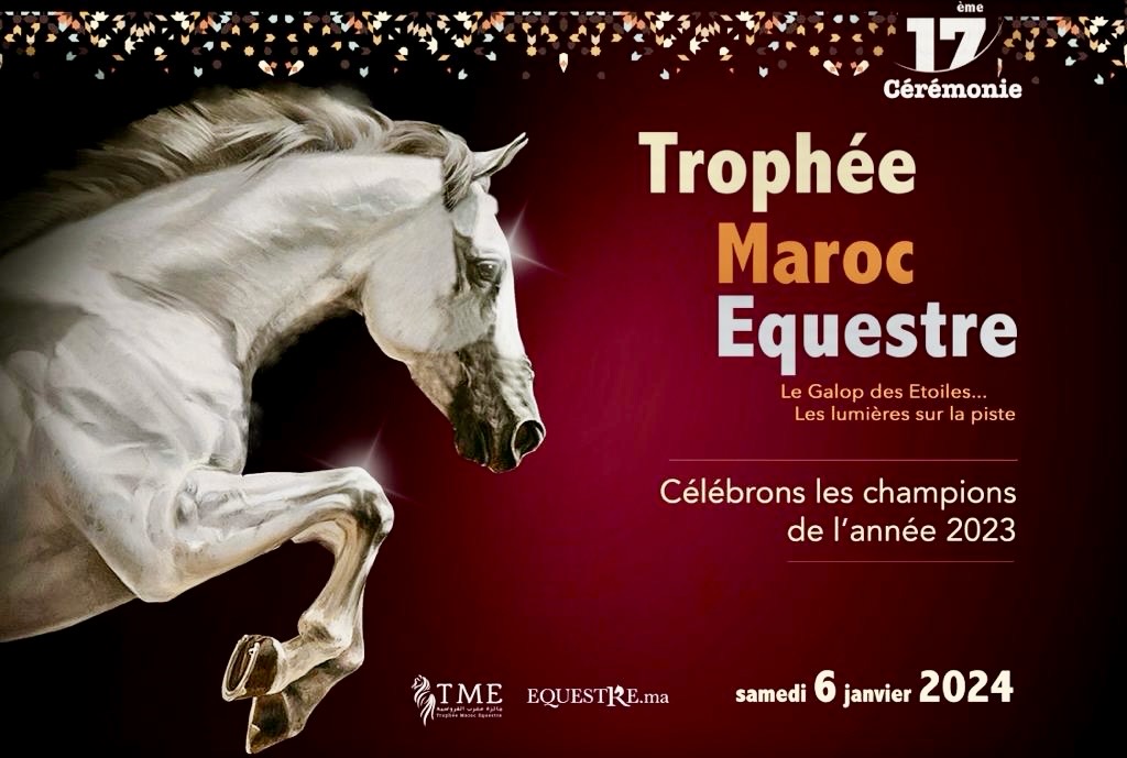 Al Aoula TV on Instagram: Le Galop des Etoiles, Les lumières sur la  piste Le Trophée Maroc Equestre célèbre les champions de l'année 2023  lors de sa 17e cérémonie, qui se tiendra