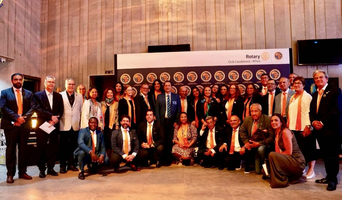 Le Rotary Club Casablanca Africa célèbre sa création officielle