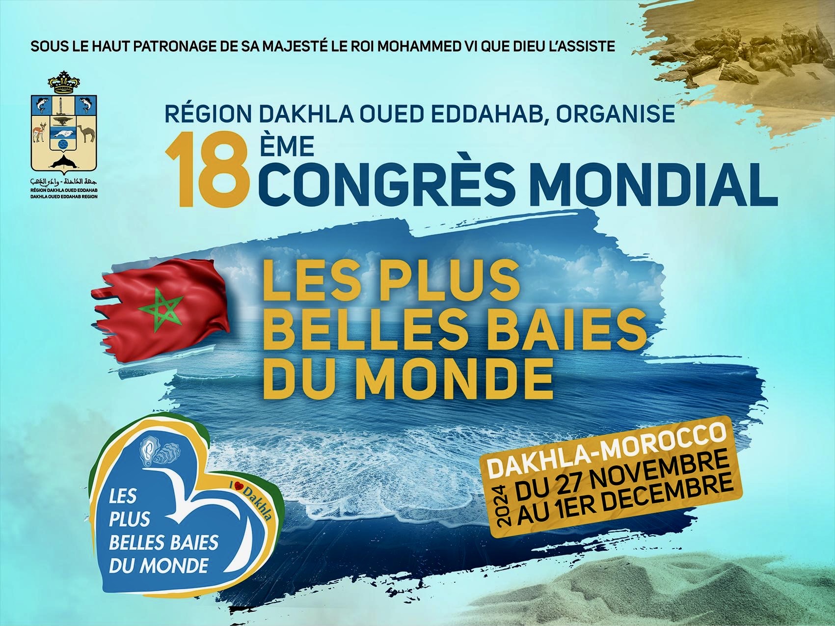 Programme du 18e congrès des Plus Belles Baies du Monde à Dakhla