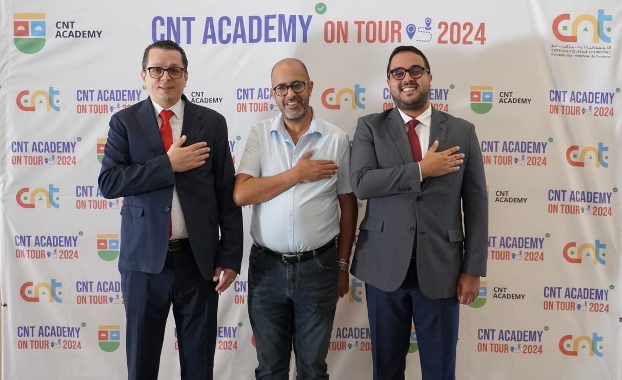 Kick off de la CNT Academy on tour 2024 à Guelmim