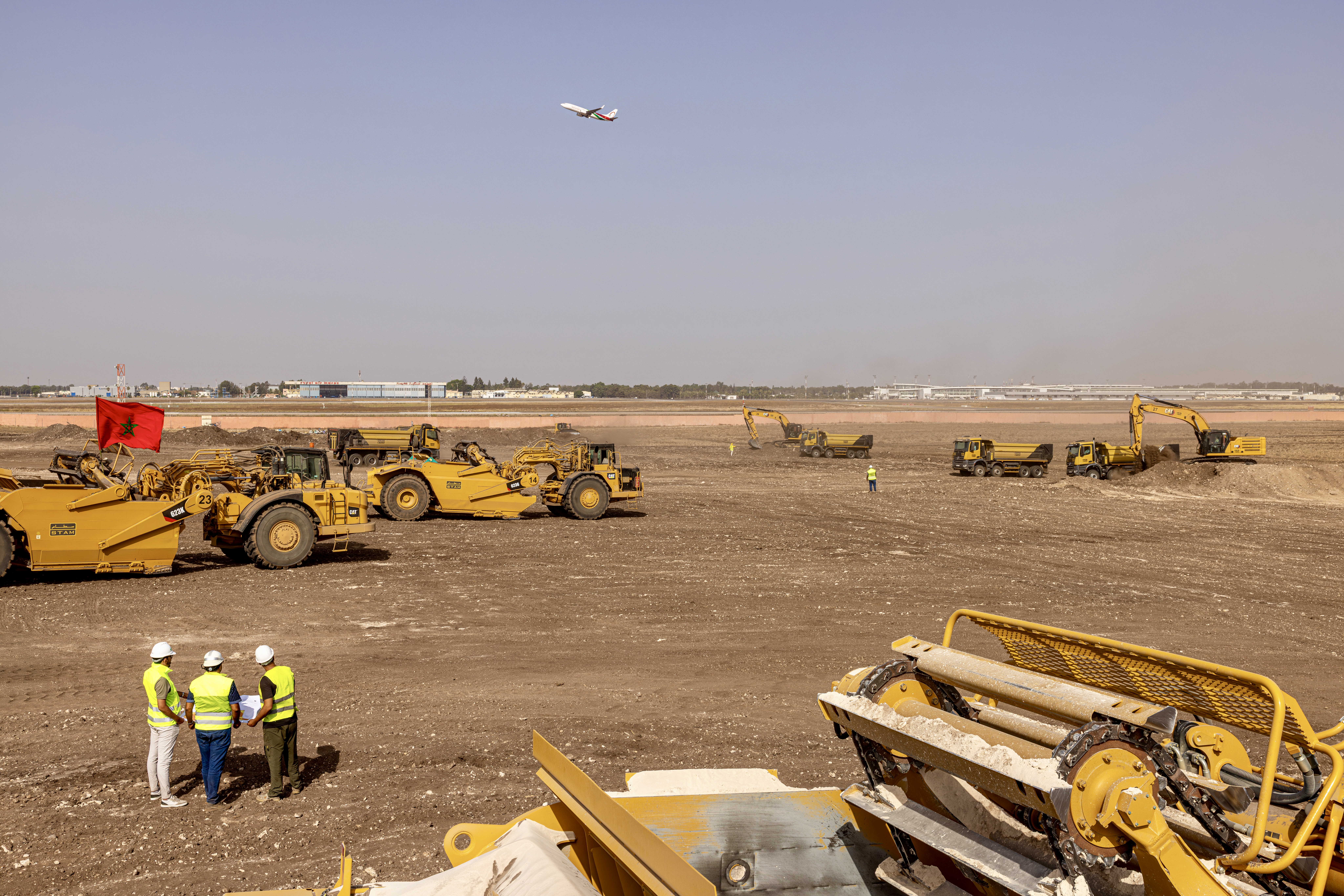 Démarrage des travaux de terrassement du nouveau terminal de l’aéroport Mohammed V à Casablanca