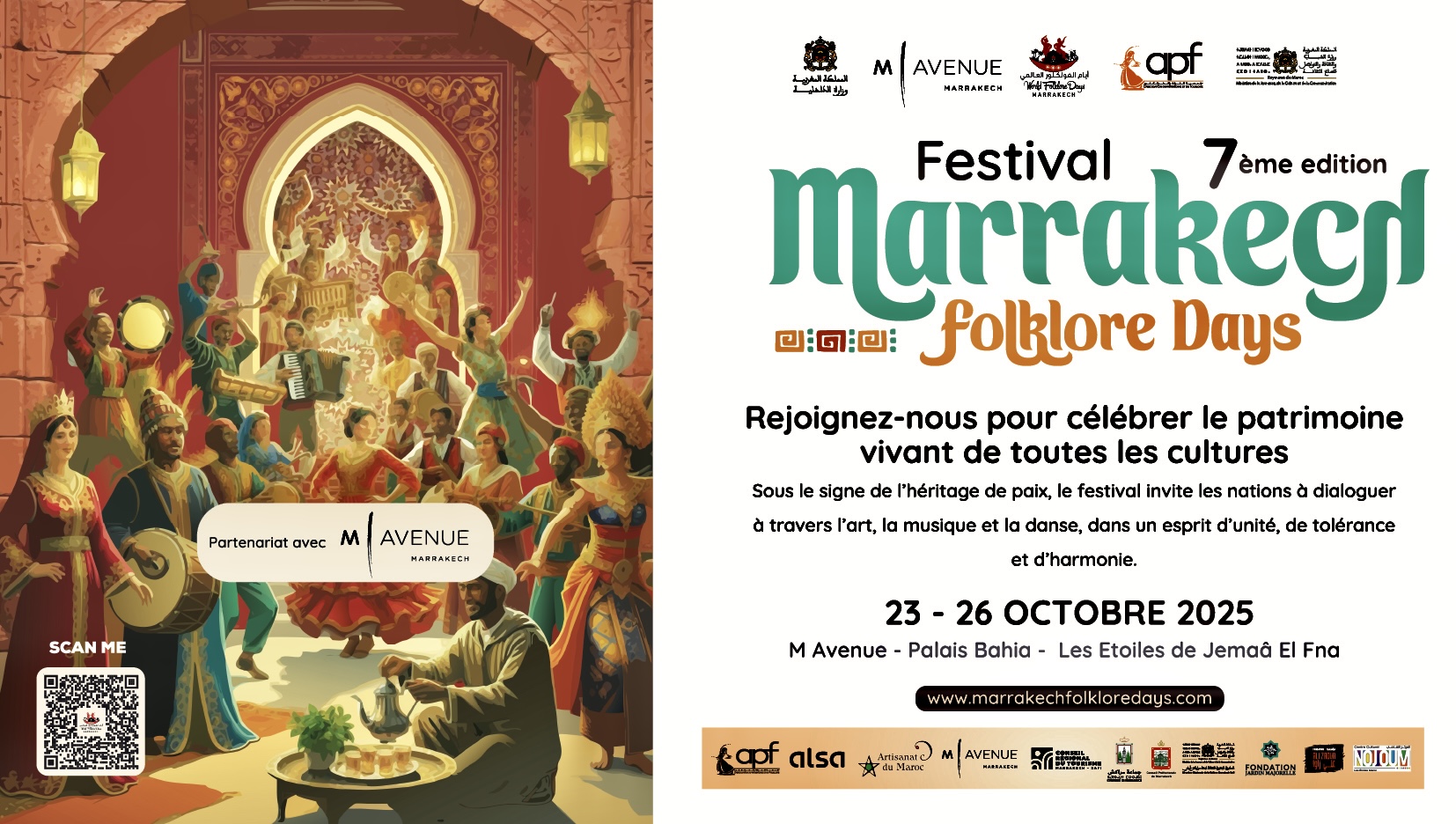 7ᵉ édition du Festival International Marrakech Folklore Days (23-26 octobre 2025)